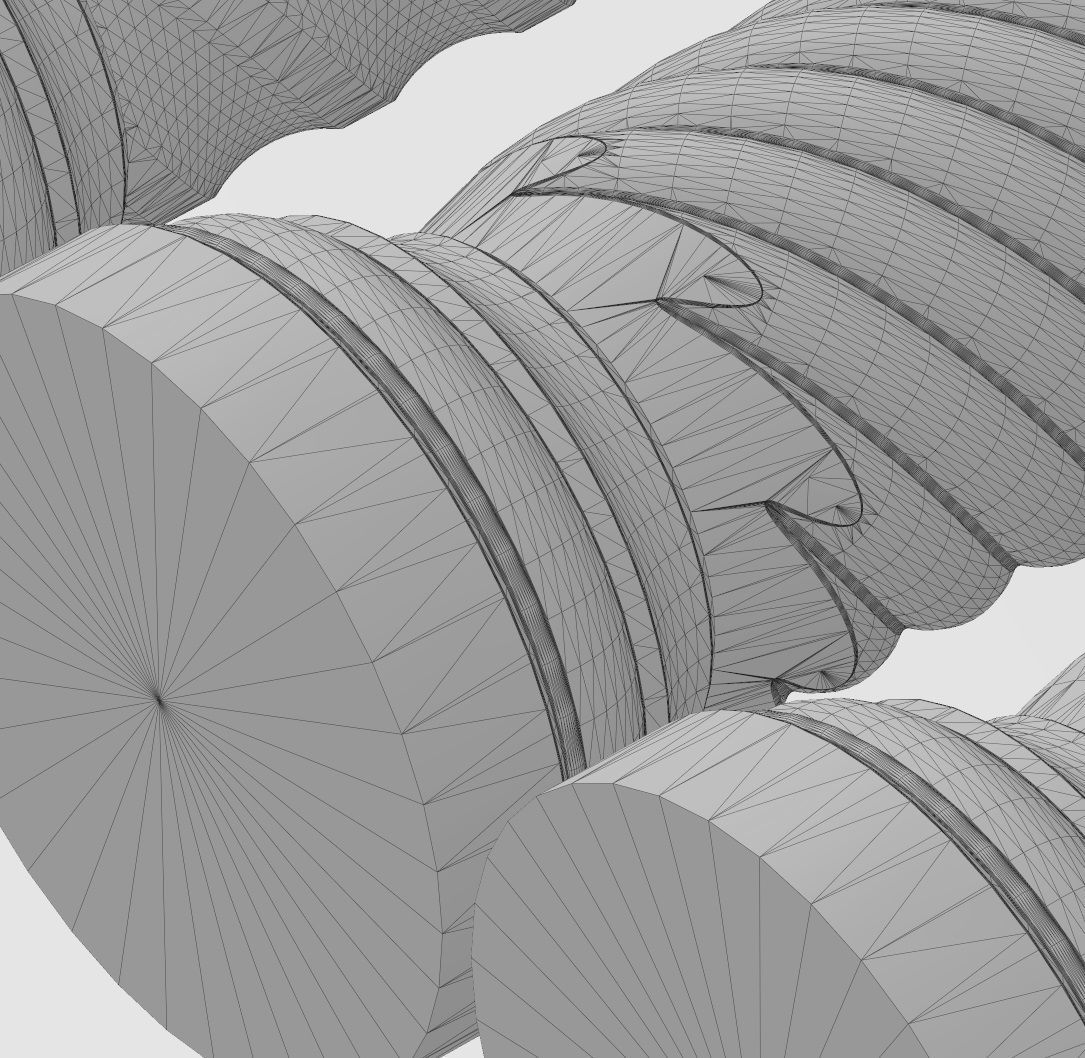 Miniature model making columns 3D print model_12