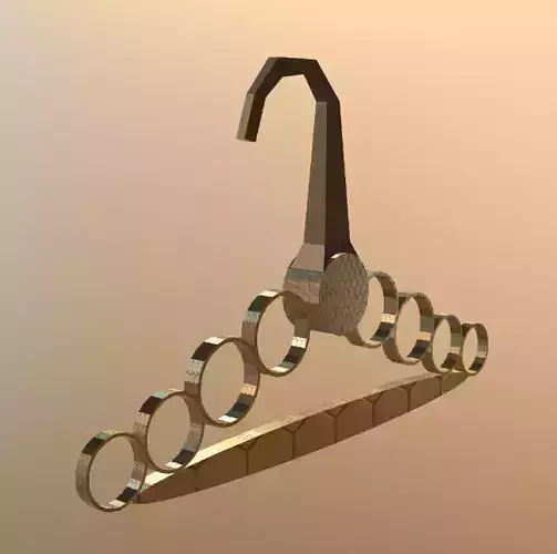 hanger2 metal hanger with rings