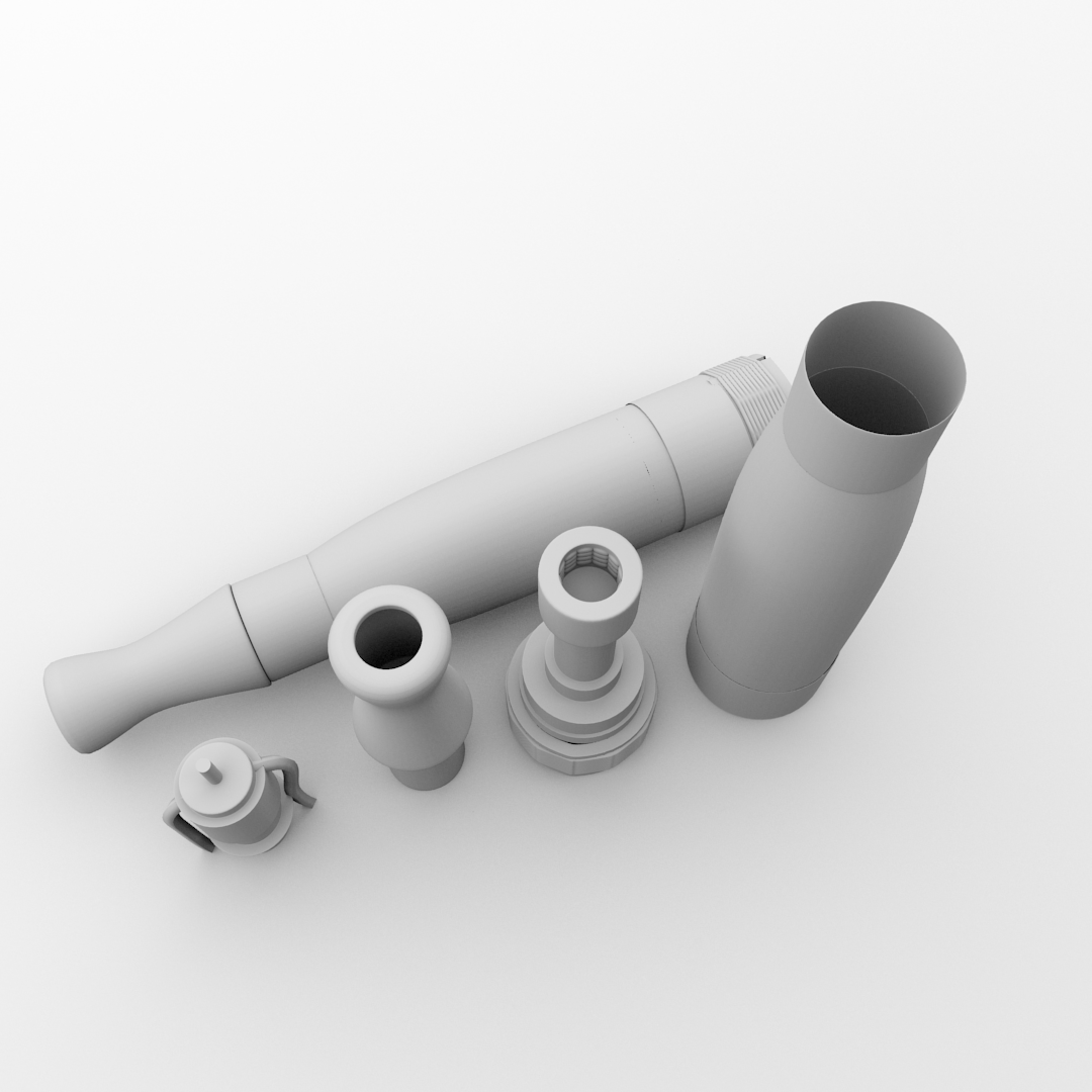 Clearomizer vaporizers 3D model_3