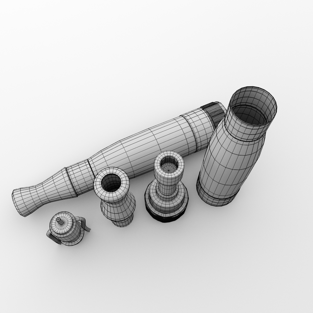 Clearomizer vaporizers 3D model_4