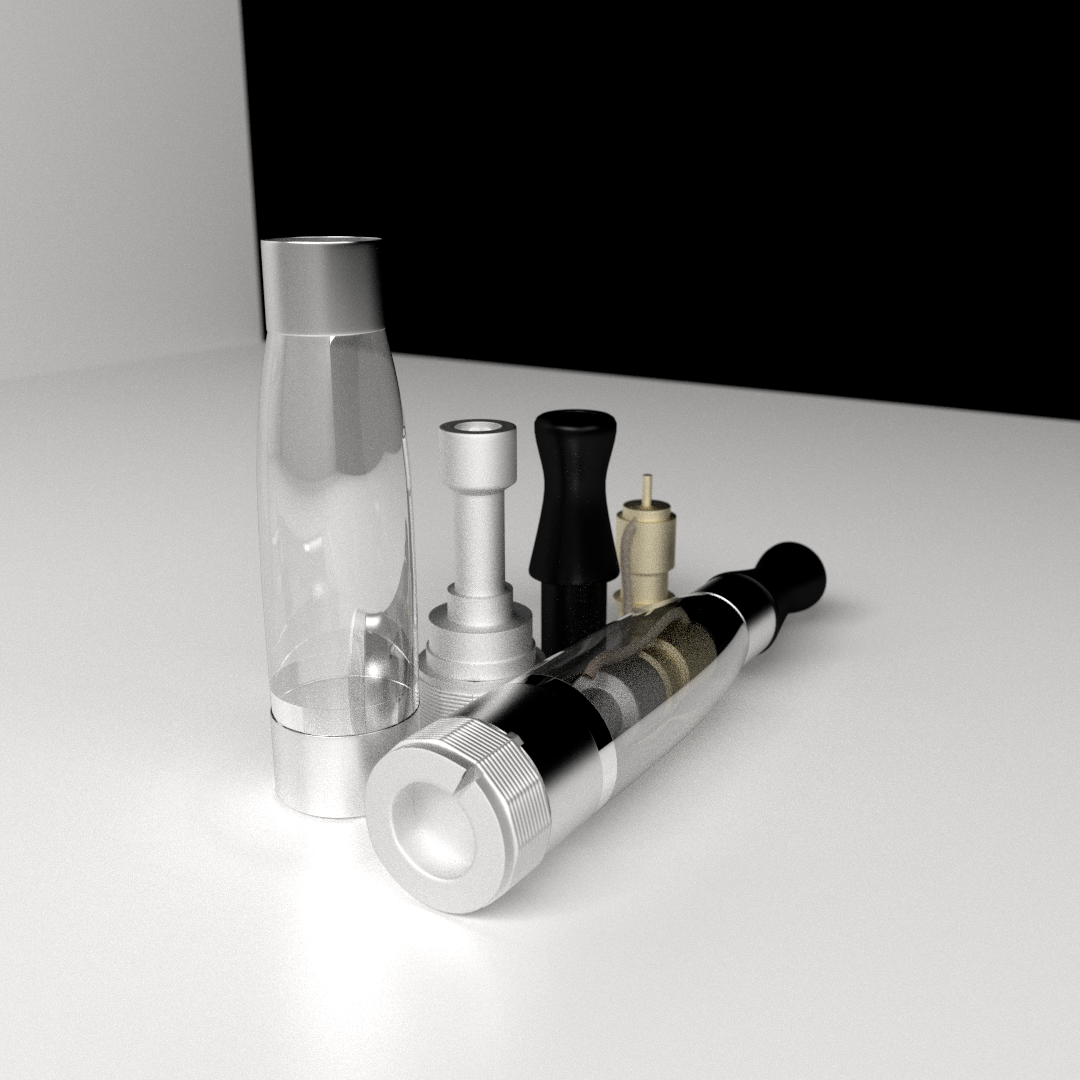 Clearomizer vaporizers 3D model_2