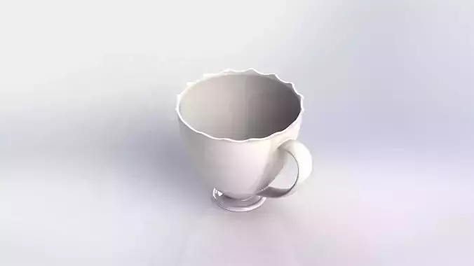 Teacup 1 cup 3D model