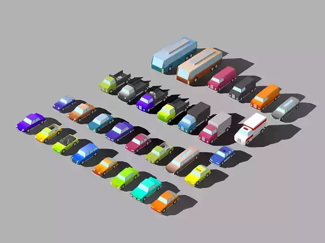 Low Poly Car Pack