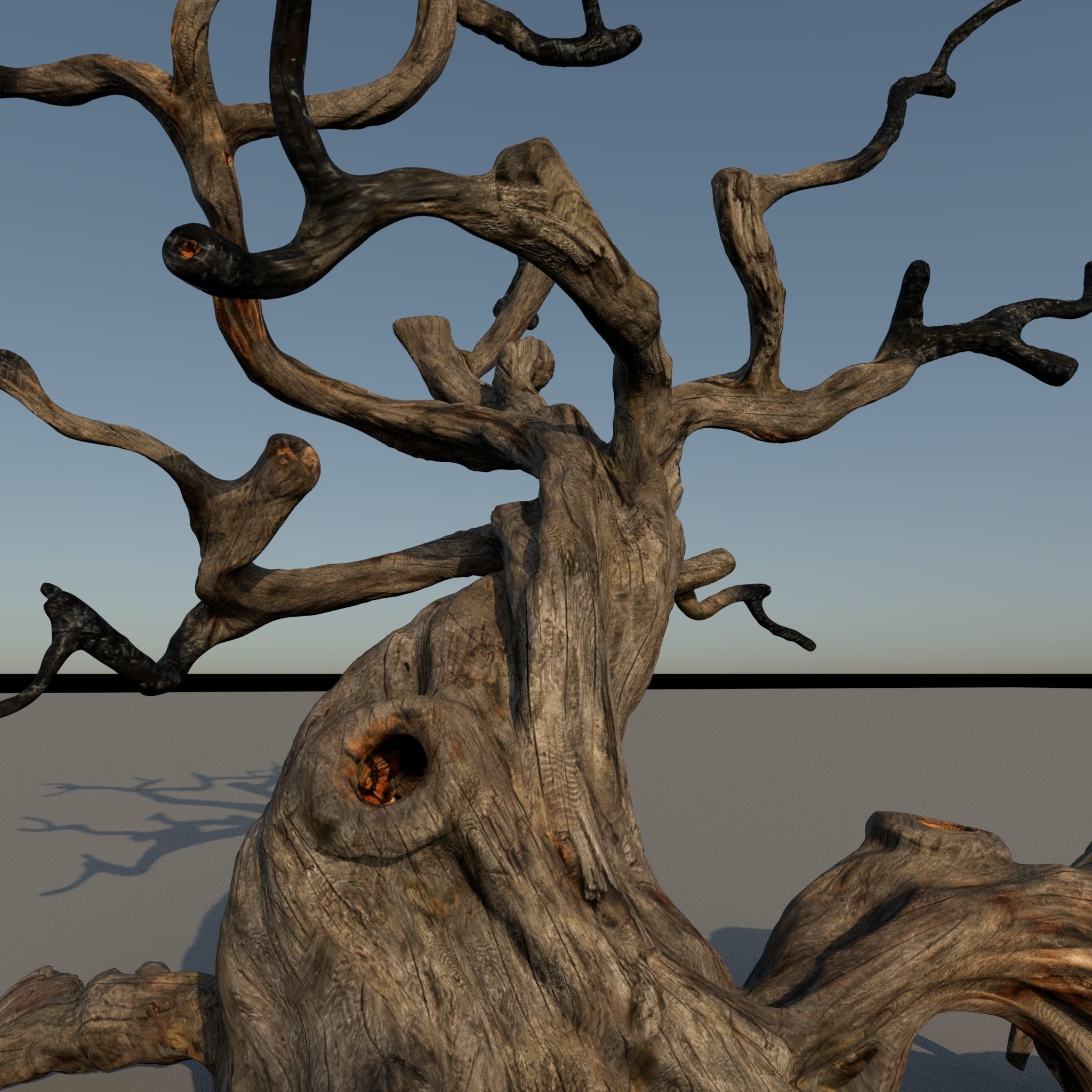 Fantasy tree  3D model_3