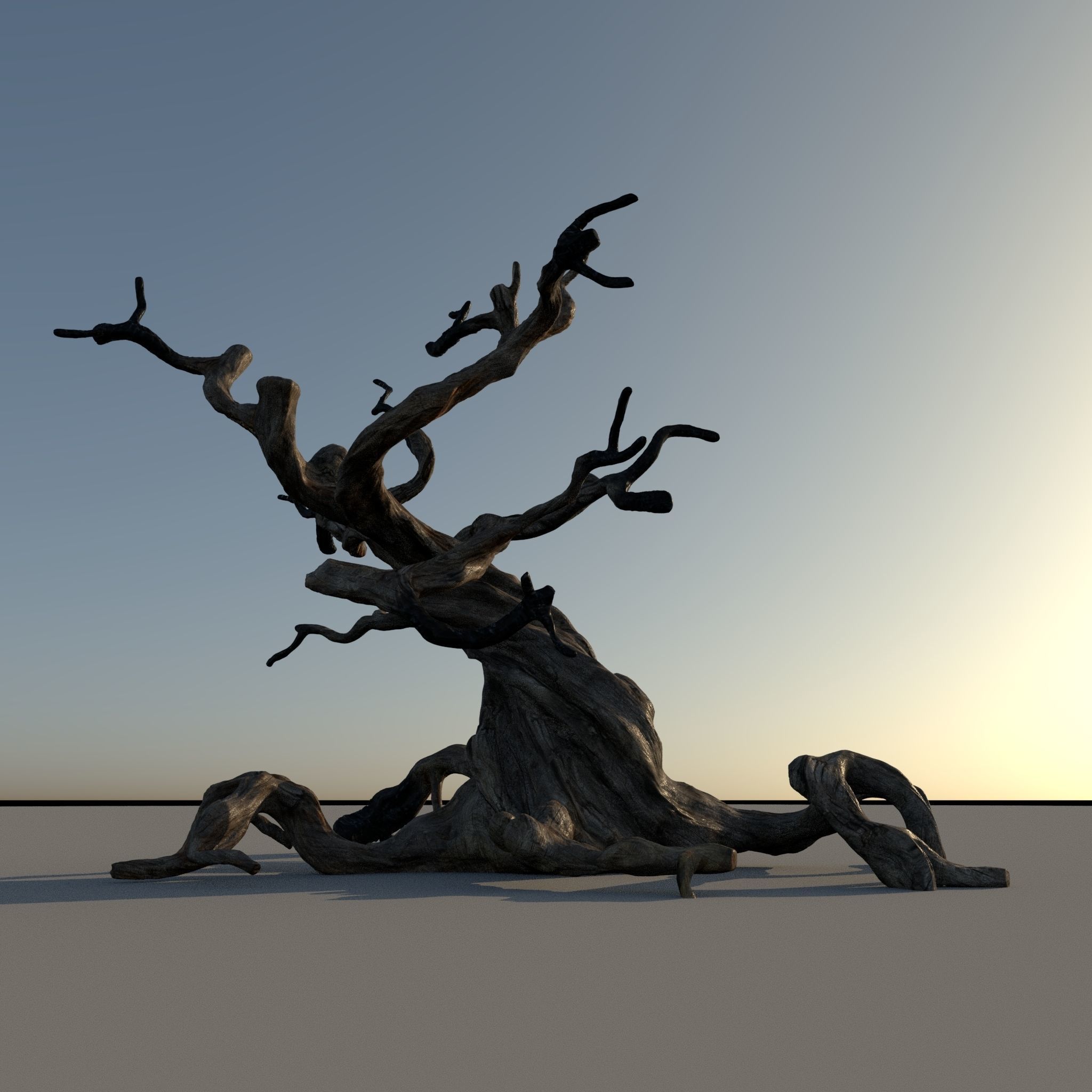 Fantasy tree  3D model_1