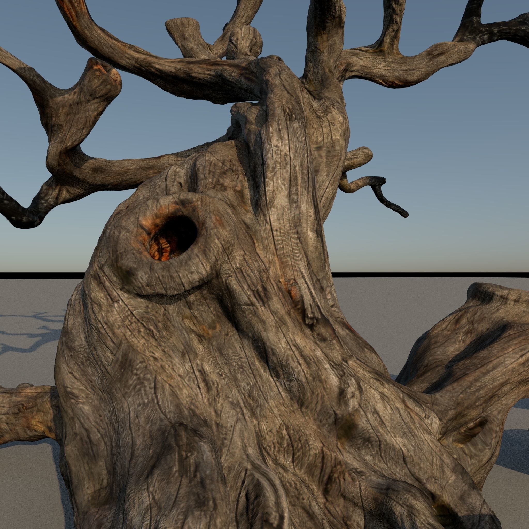 Fantasy tree  3D model_2