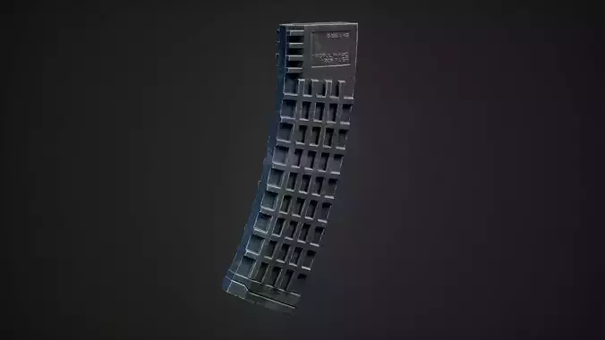 Assault Rifle Magazine Low-poly 3D model