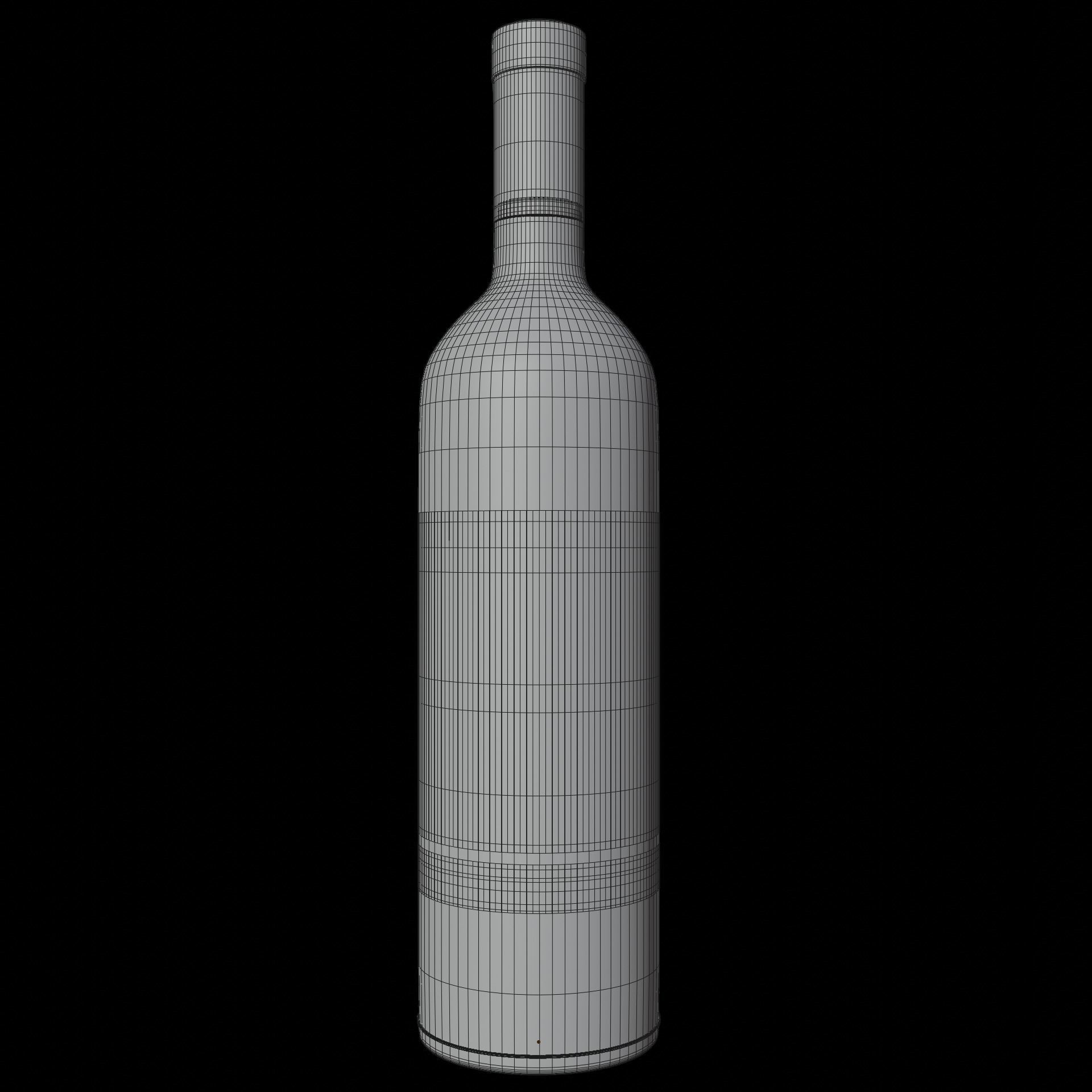 Wine Bottles 3D model_8