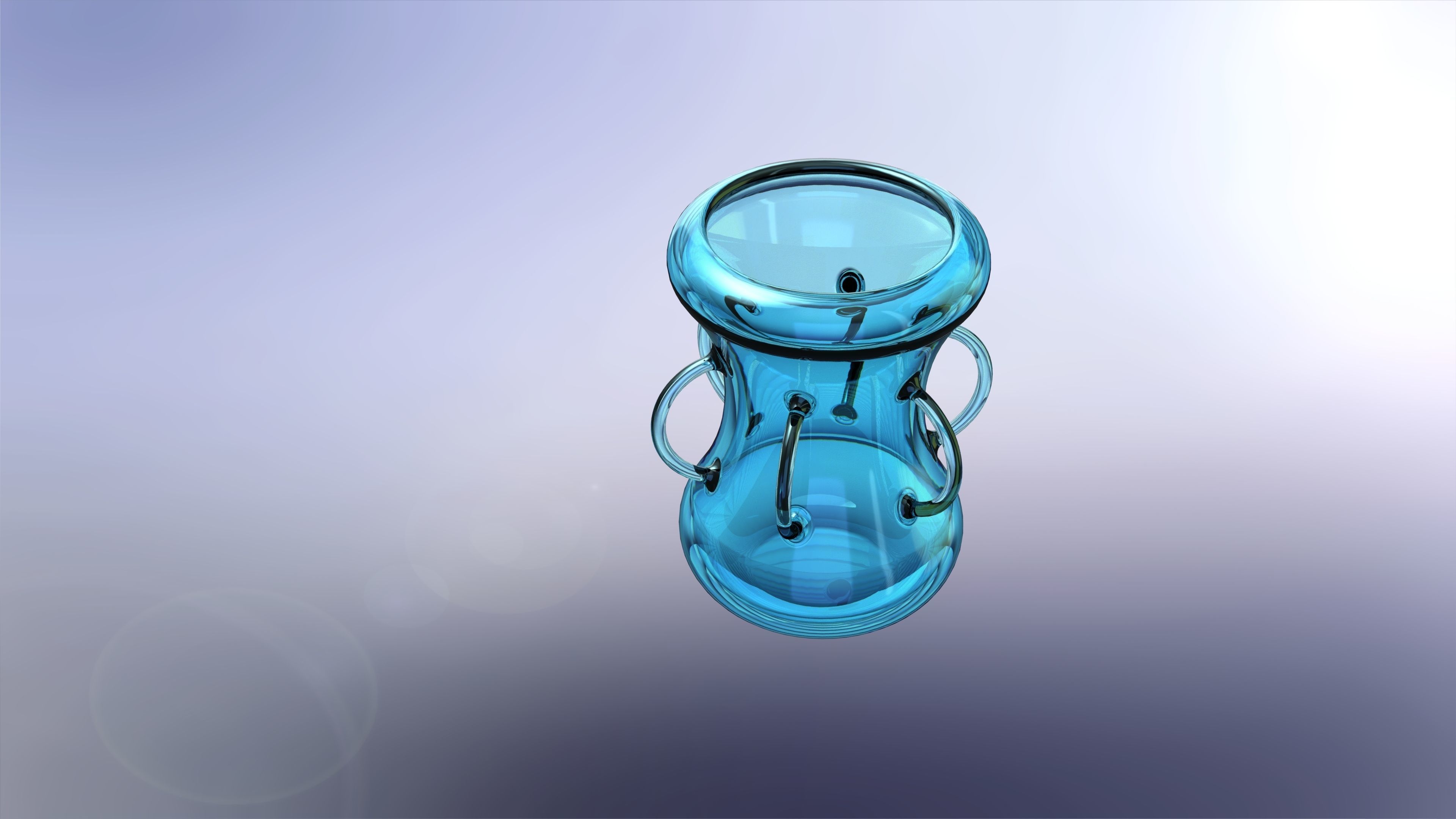 Curvy Vase With Six Equally Spaced Handles 3D model_1