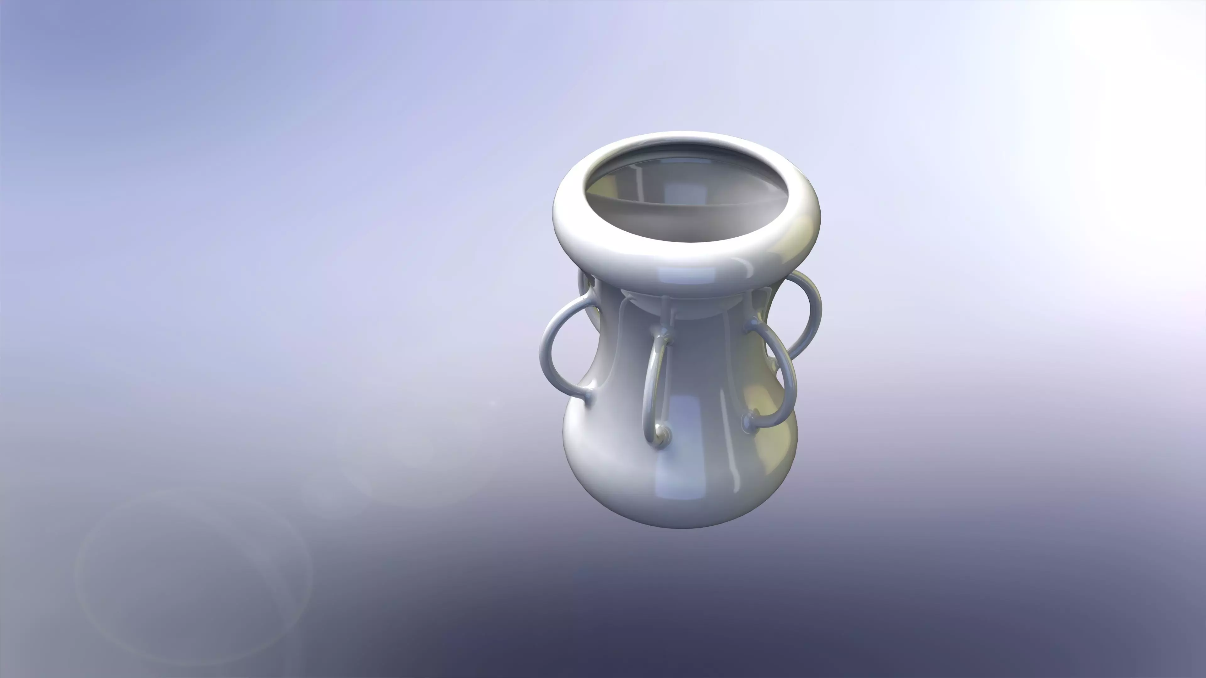 Curvy Vase With Six Equally Spaced Handles 3D model_0