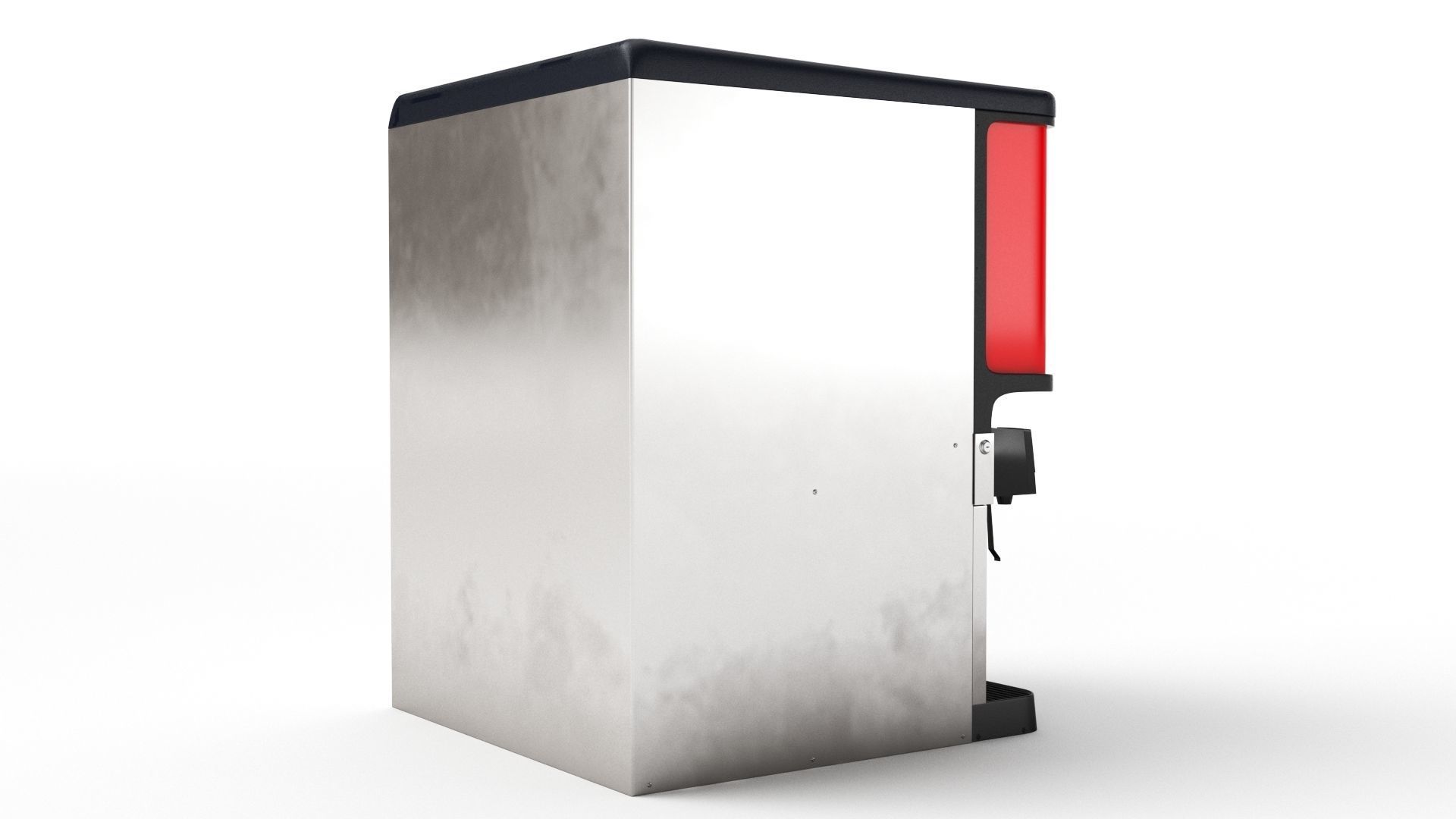 6 Flavor Ice and Beverage Soda Fountain System 3D model_21