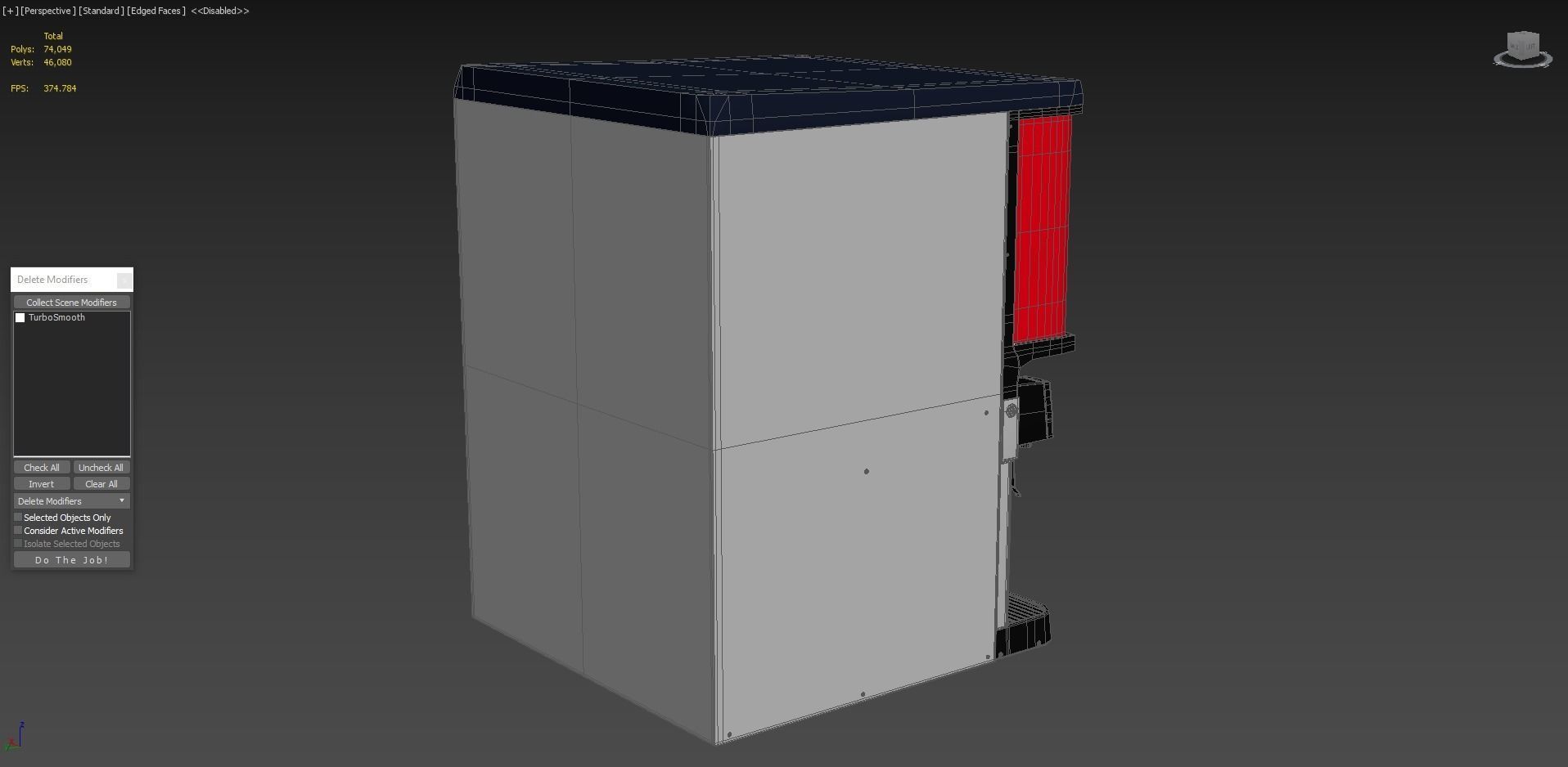 6 Flavor Ice and Beverage Soda Fountain System 3D model_7