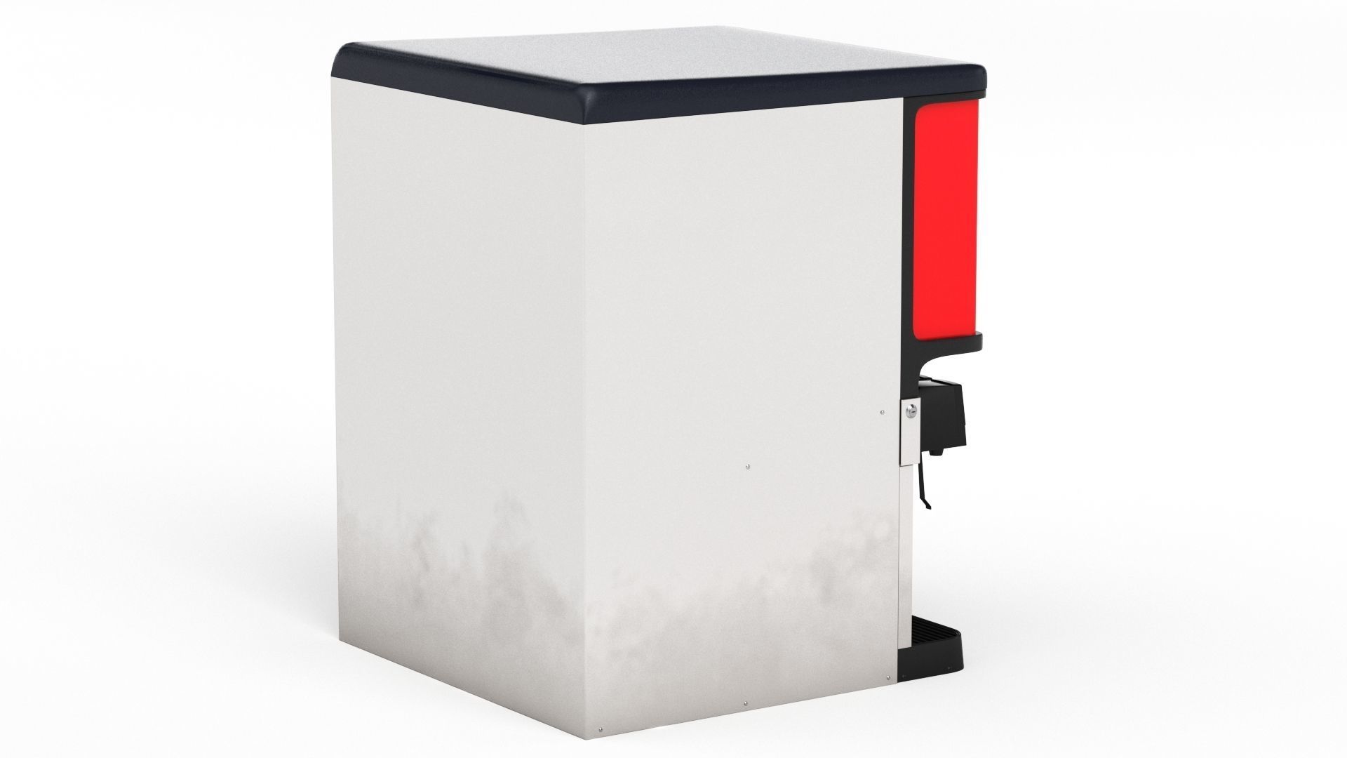 6 Flavor Ice and Beverage Soda Fountain System 3D model_11