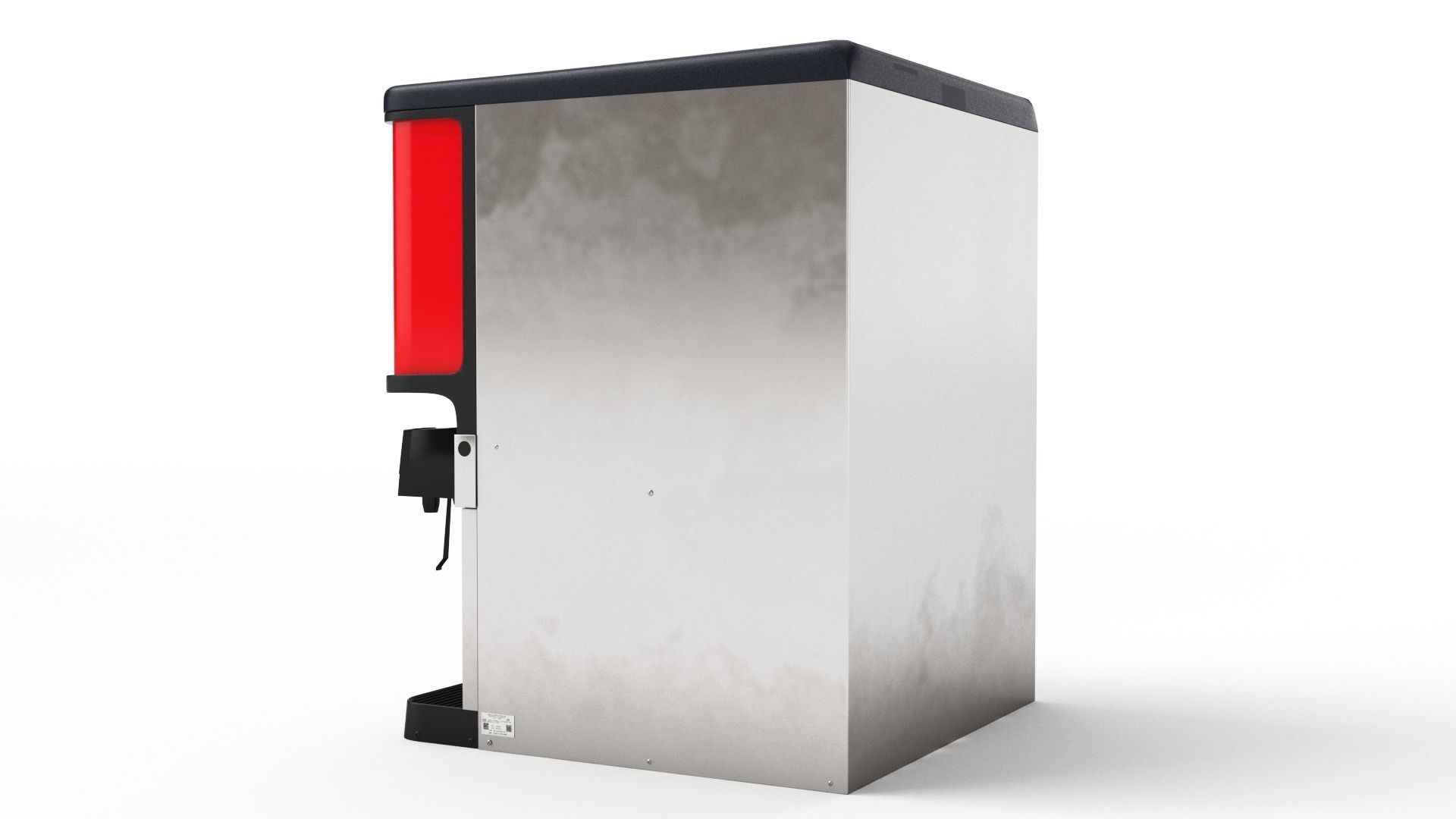 6 Flavor Ice and Beverage Soda Fountain System 3D model_25