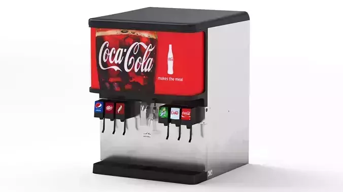 6 Flavor Ice and Beverage Soda Fountain System