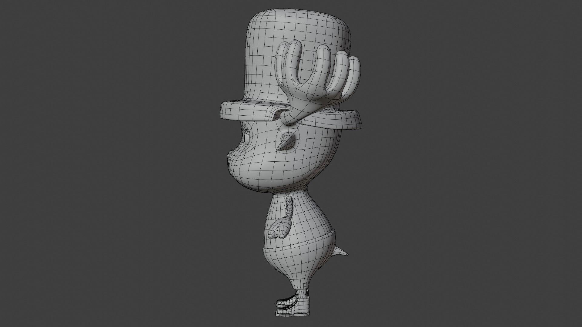 Character Tony Tony Chopper One Piece 3D model_6