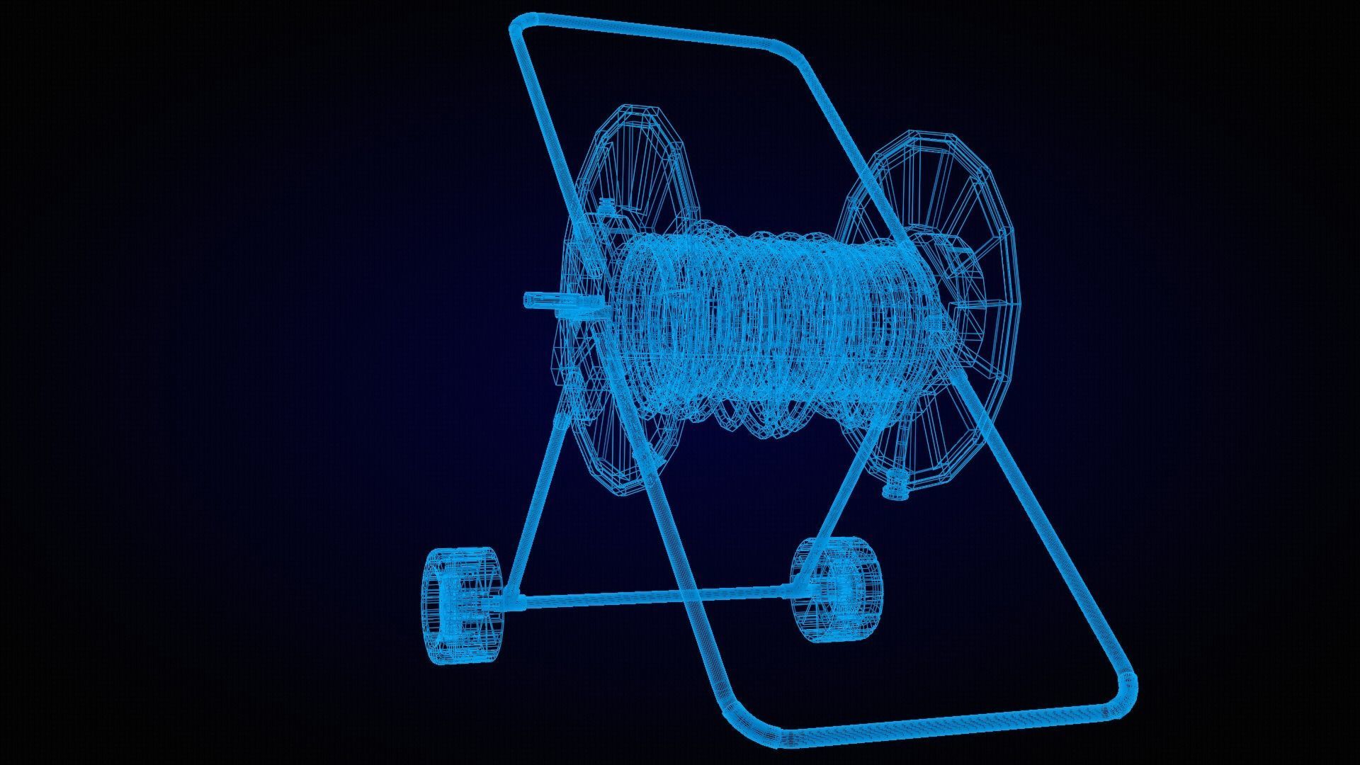 Low-Poly Garden Tools Free low-poly 3D model_2