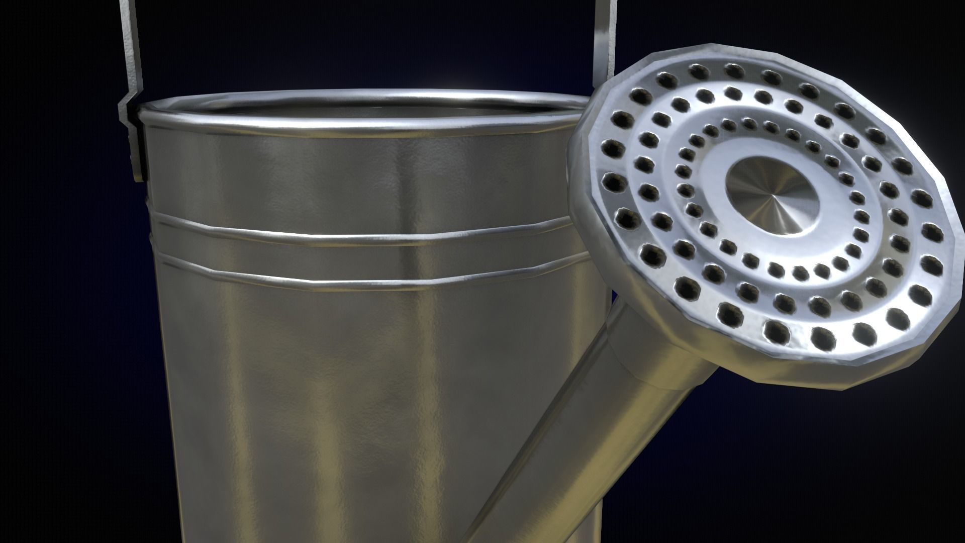 Low-Poly Garden Tools Free low-poly 3D model_13