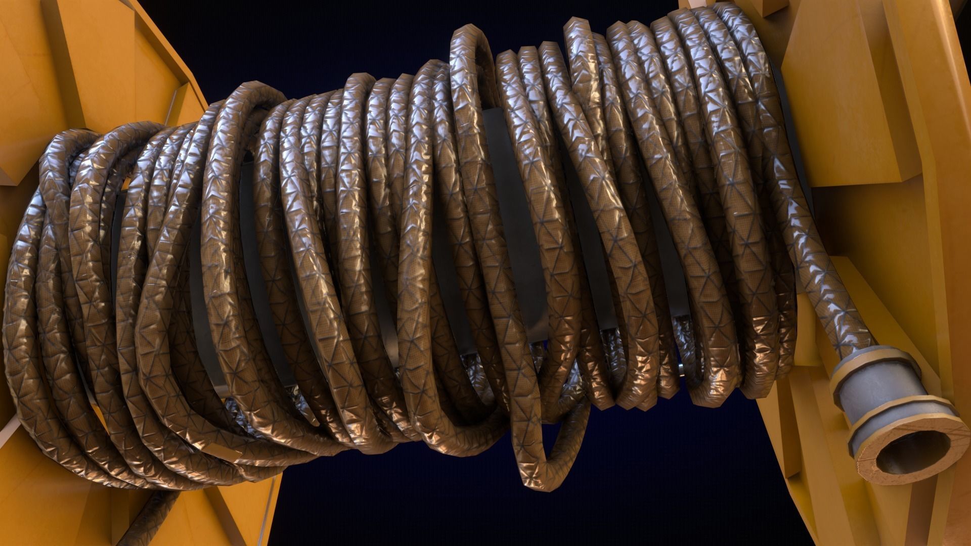 Low-Poly Garden Tools Free low-poly 3D model_5