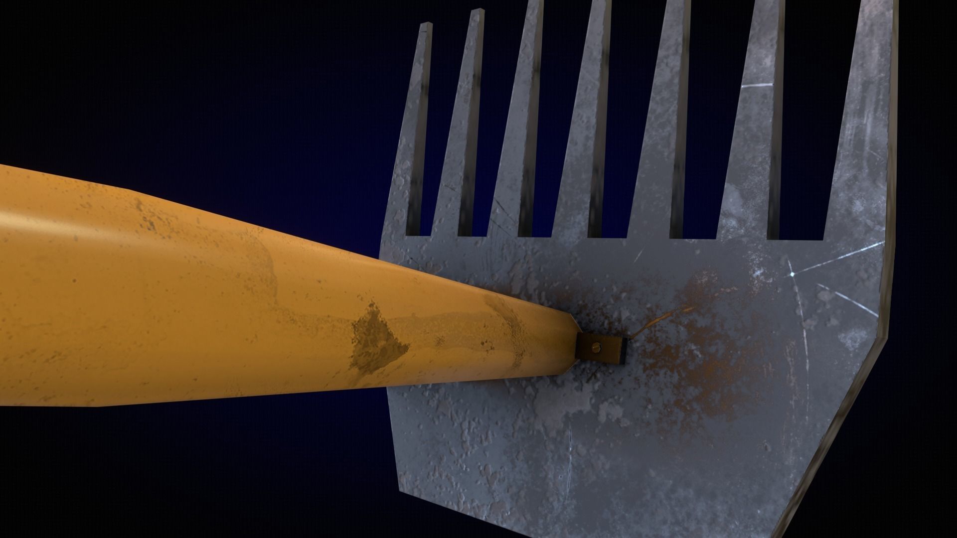 Low-Poly Garden Tools Free low-poly 3D model_28