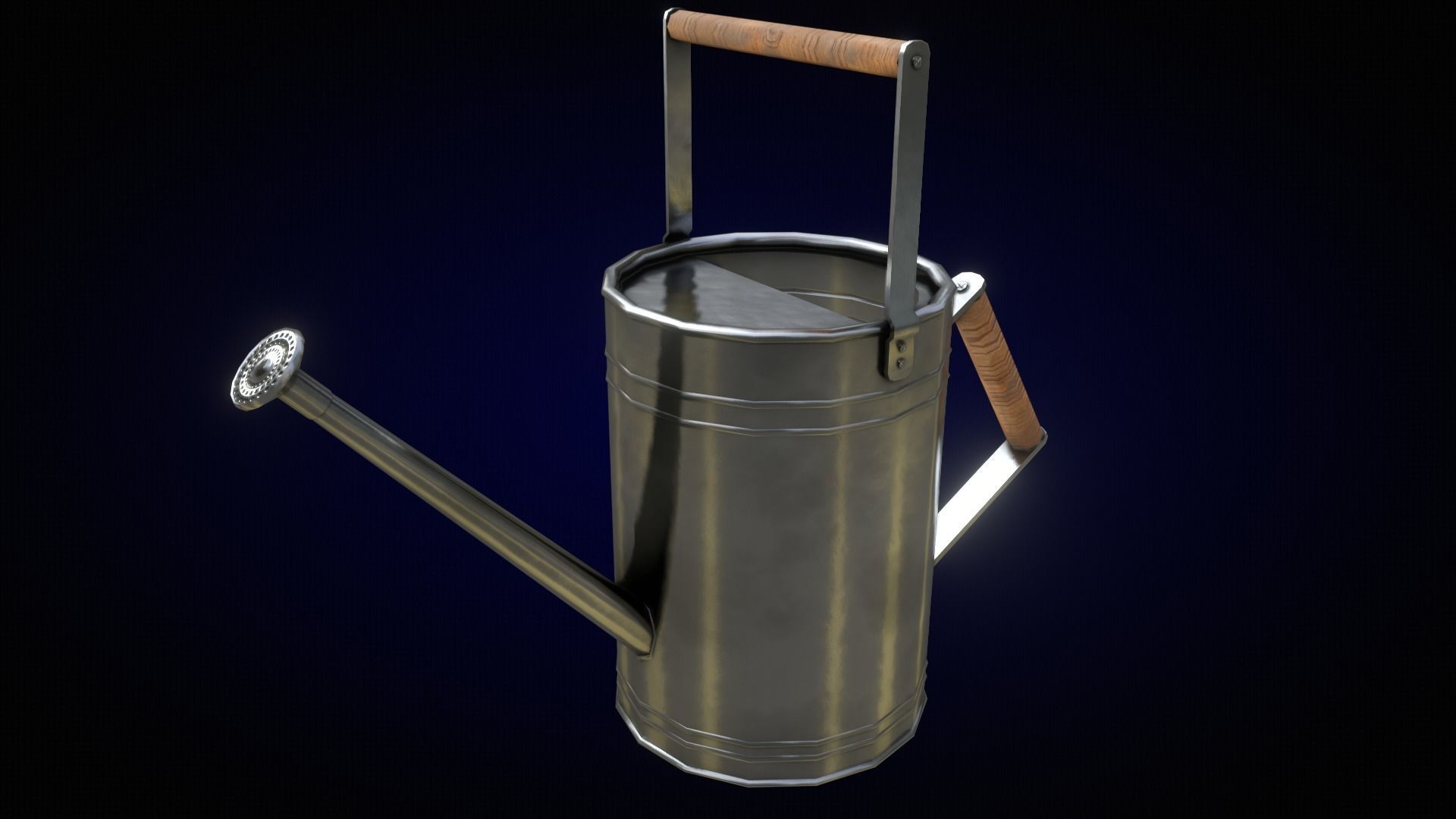 Low-Poly Garden Tools Free low-poly 3D model_11