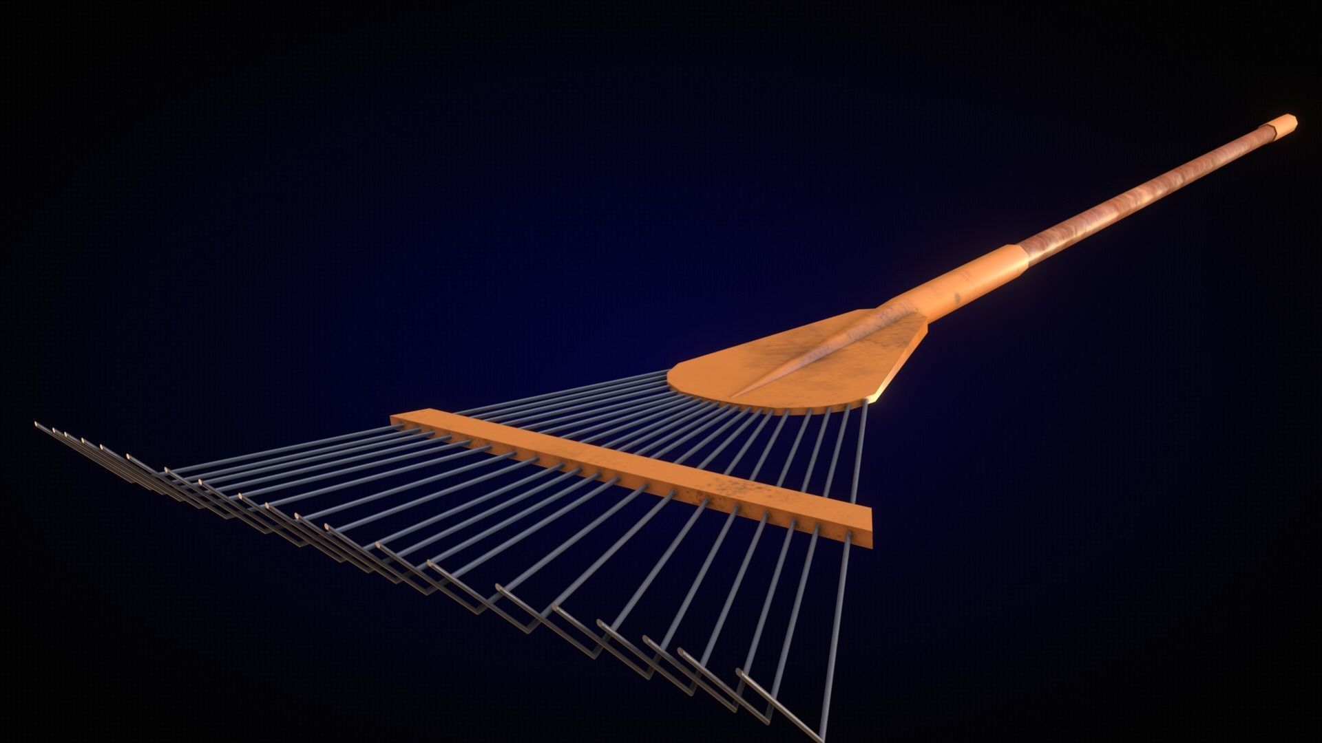 Low-Poly Garden Tools Free low-poly 3D model_30