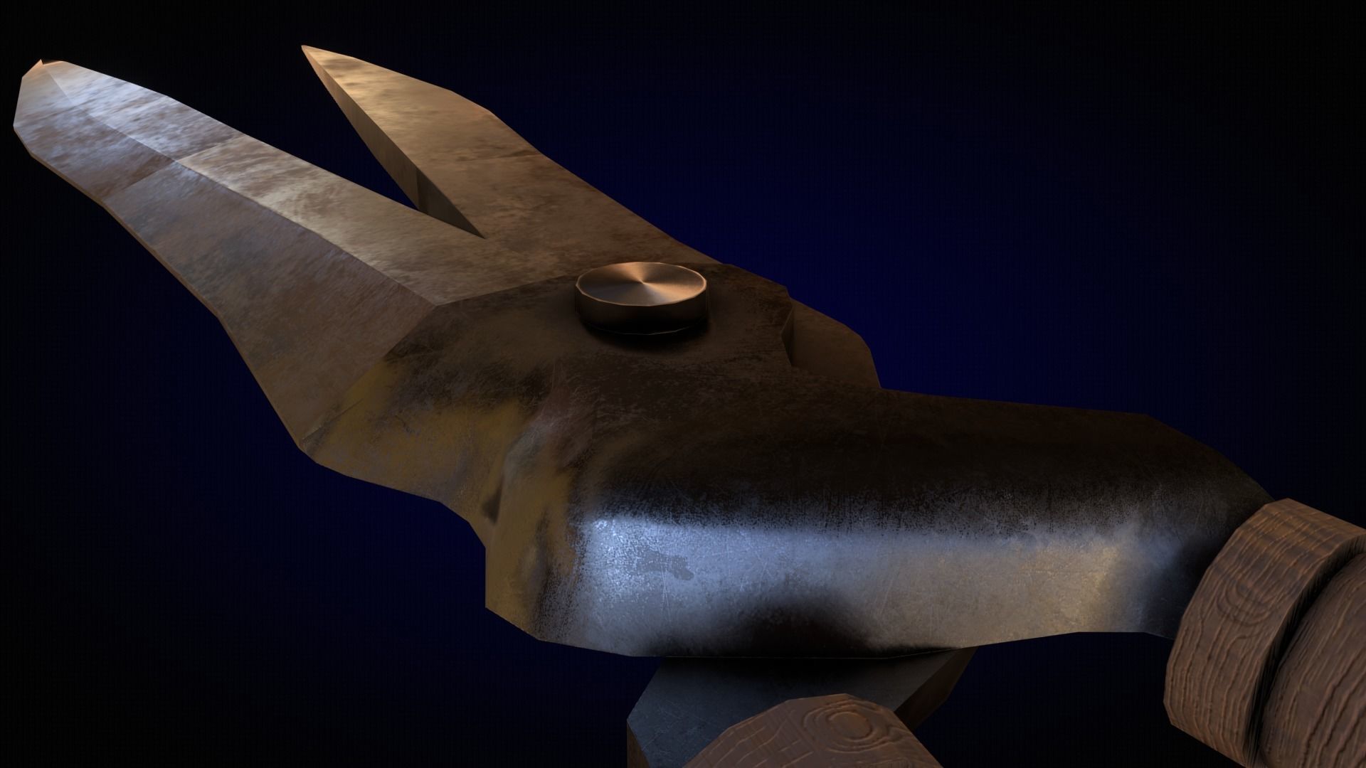 Low-Poly Garden Tools Free low-poly 3D model_25