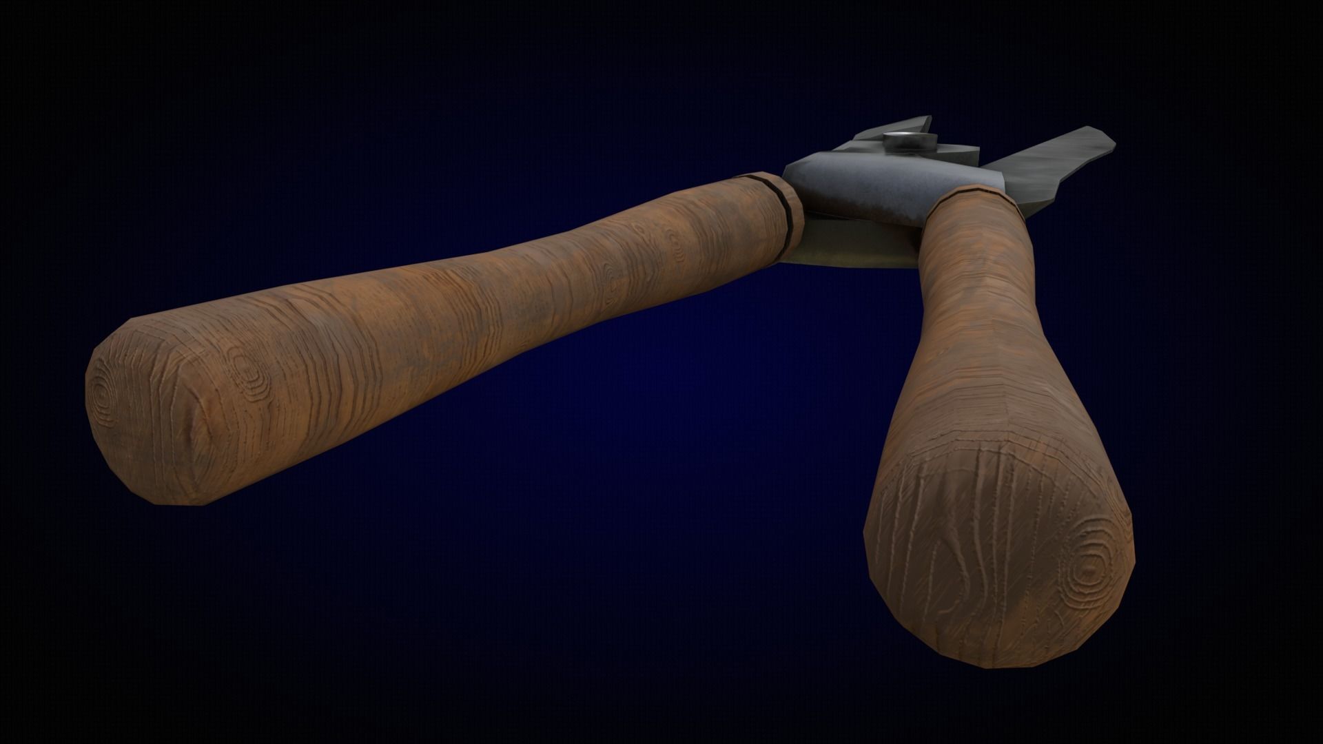 Low-Poly Garden Tools Free low-poly 3D model_24