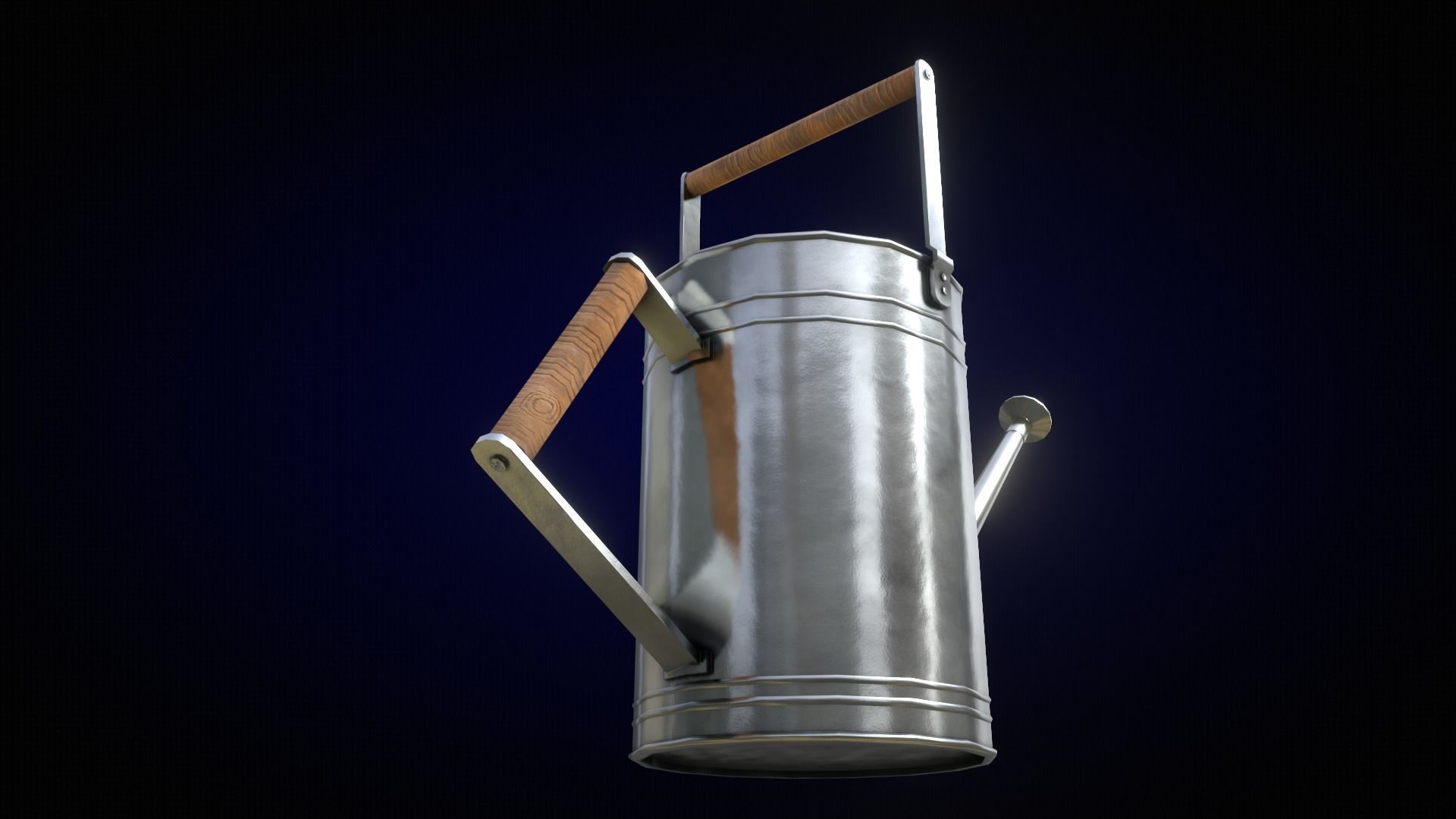 Low-Poly Garden Tools Free low-poly 3D model_14