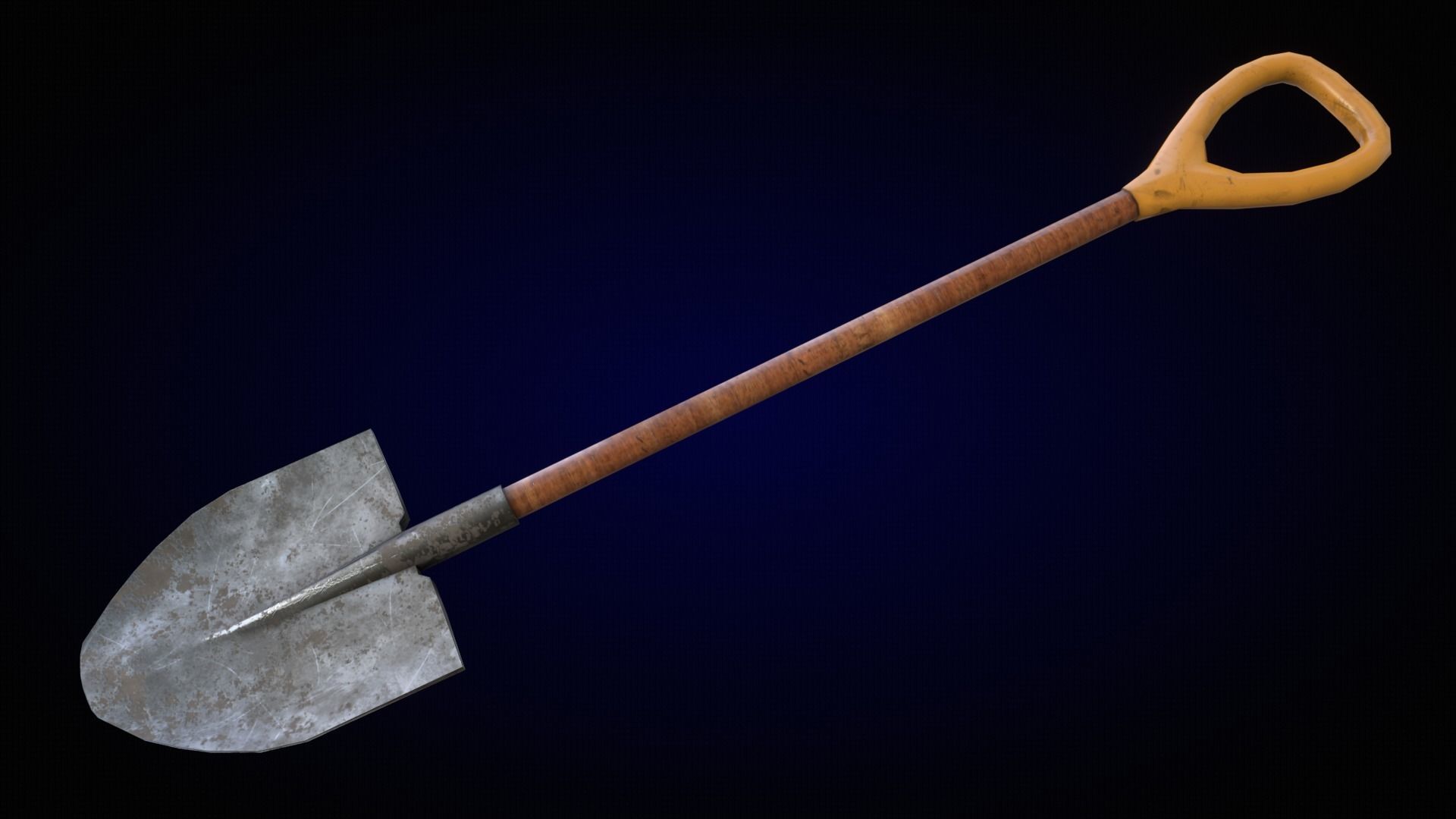 Low-Poly Garden Tools Free low-poly 3D model_19