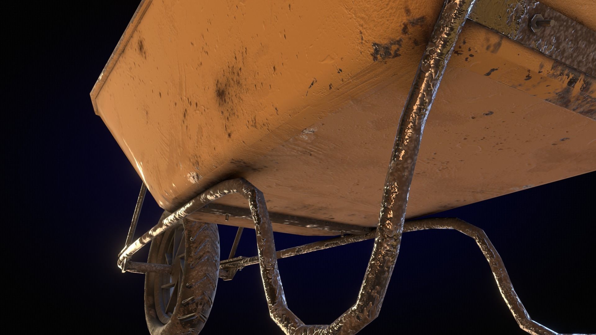 Low-Poly Garden Tools Free low-poly 3D model_10