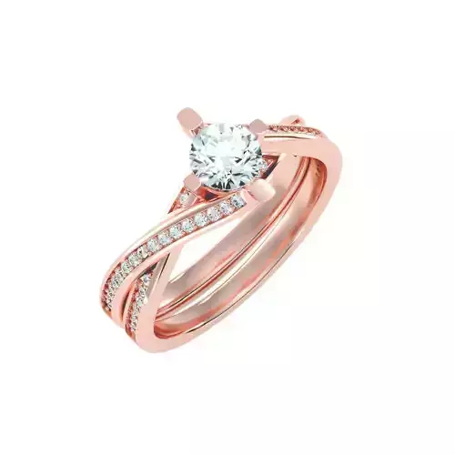 solitaire wedding engagement women ring 3dm render detail 