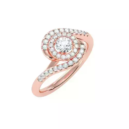 solitaire wedding engagement women ring 3dm render detail 