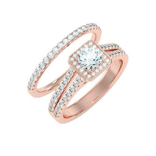 solitaire wedding engagement women ring 3dm render detail 3D print model