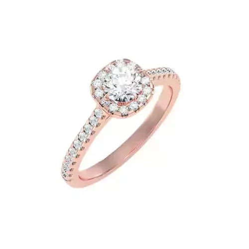solitaire wedding engagement women ring 3dm render detail
