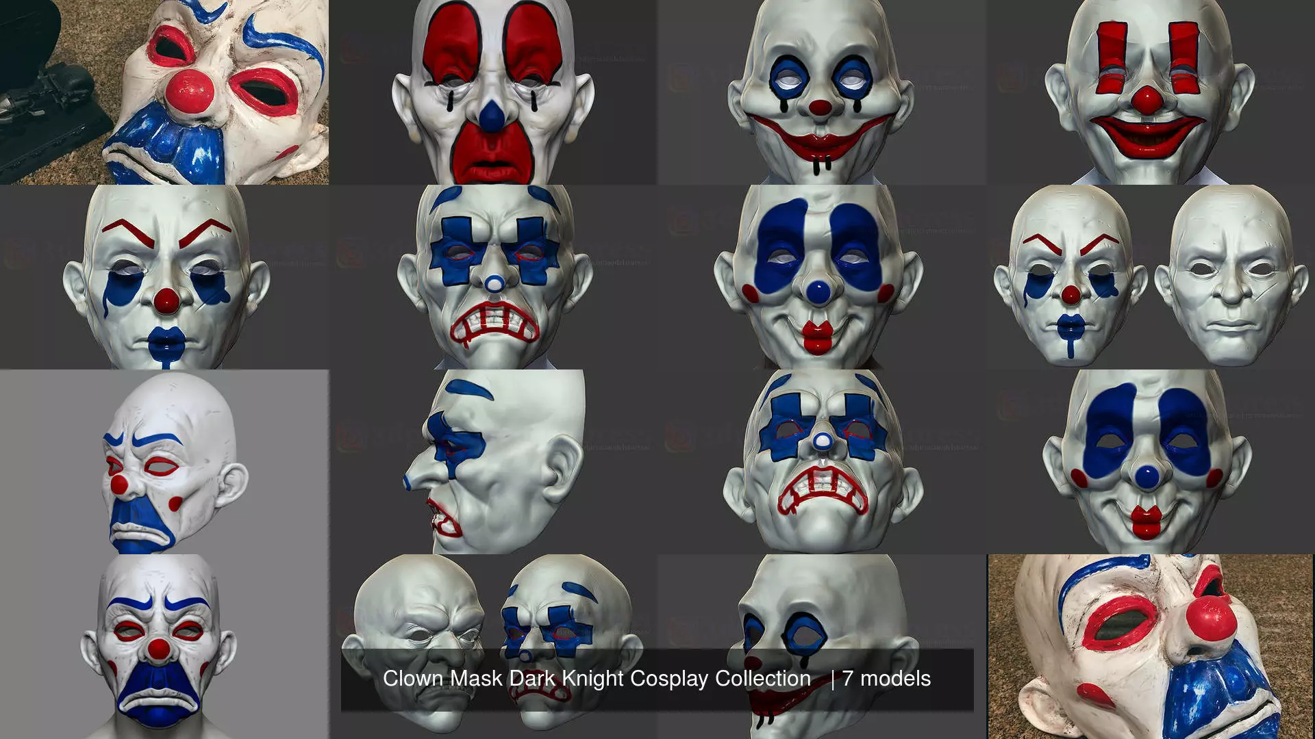 Clown Mask Dark Knight Cosplay Collection _1