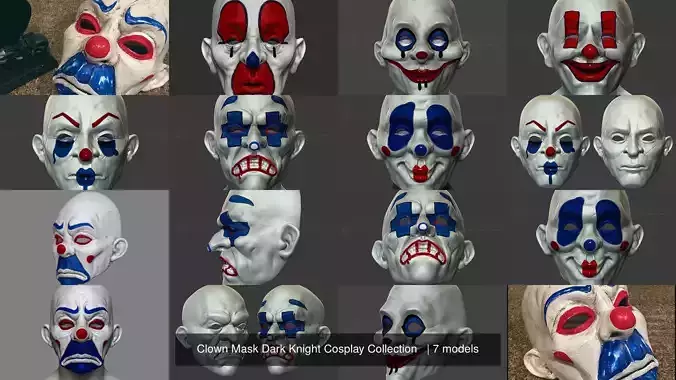 Clown Mask Dark Knight Cosplay Collection  