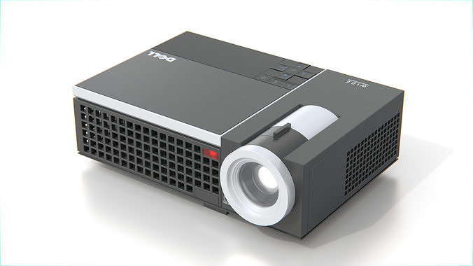 Projector Dell 1610HD Low-poly 3D model