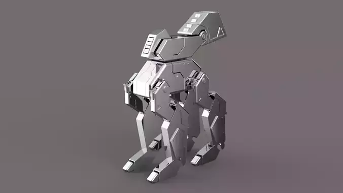 robodog hund robotic scifi  3D model