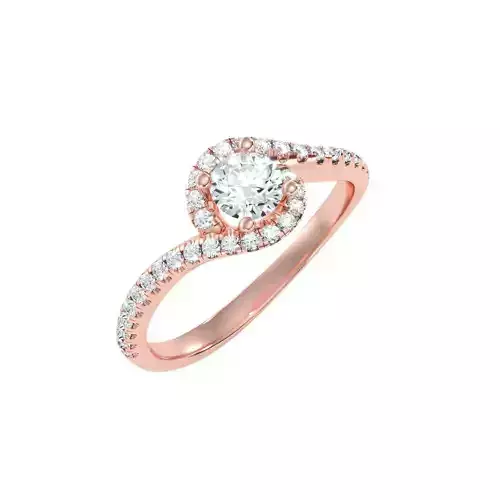 solitaire wedding engagement women ring 3dm render detail