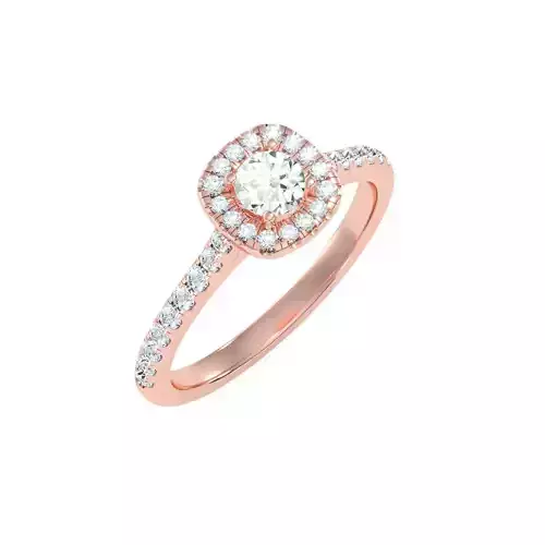 solitaire wedding engagement women ring 3dm render detail