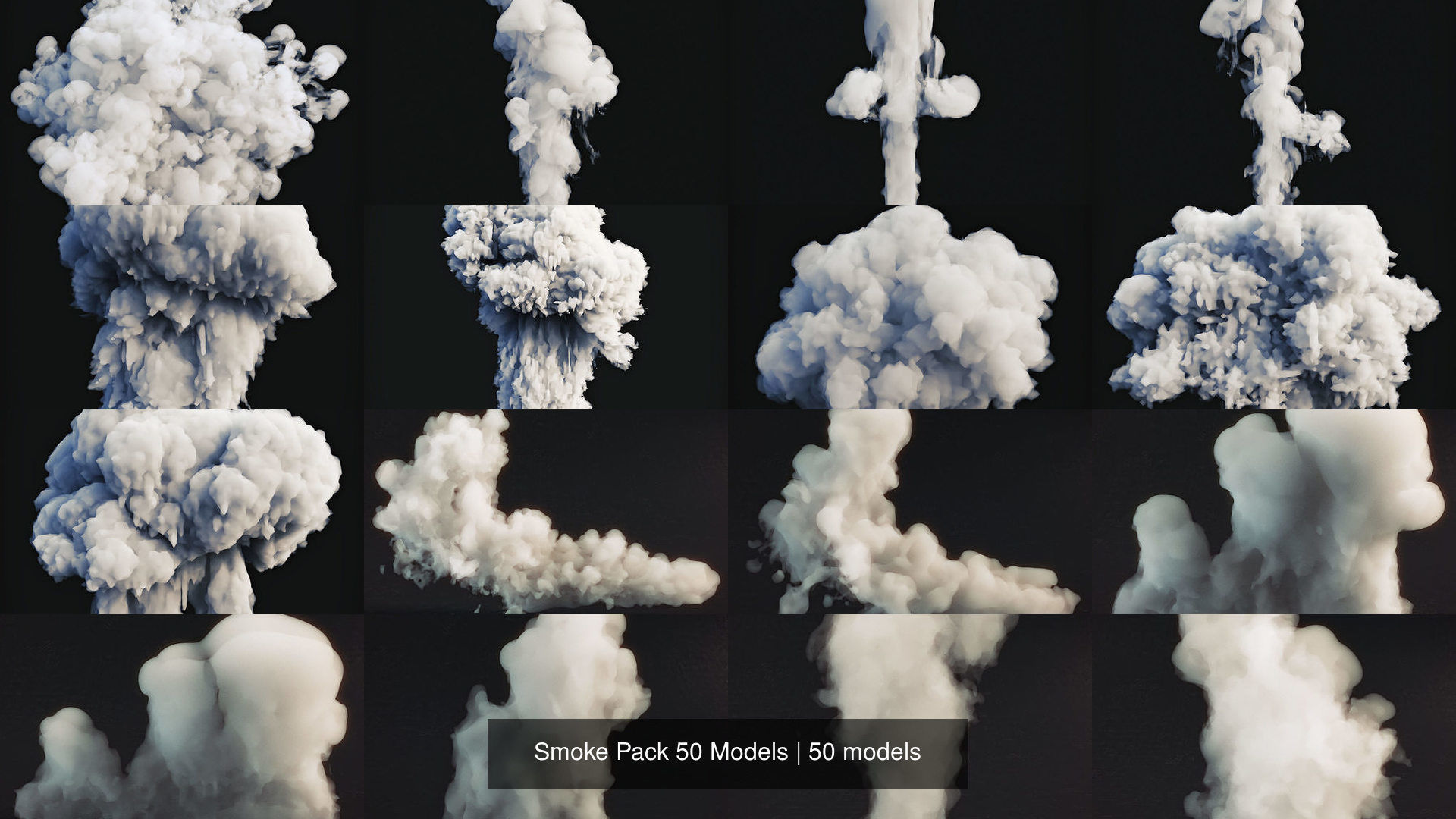 Smoke Pack 50 Models 3D Model Collection_3