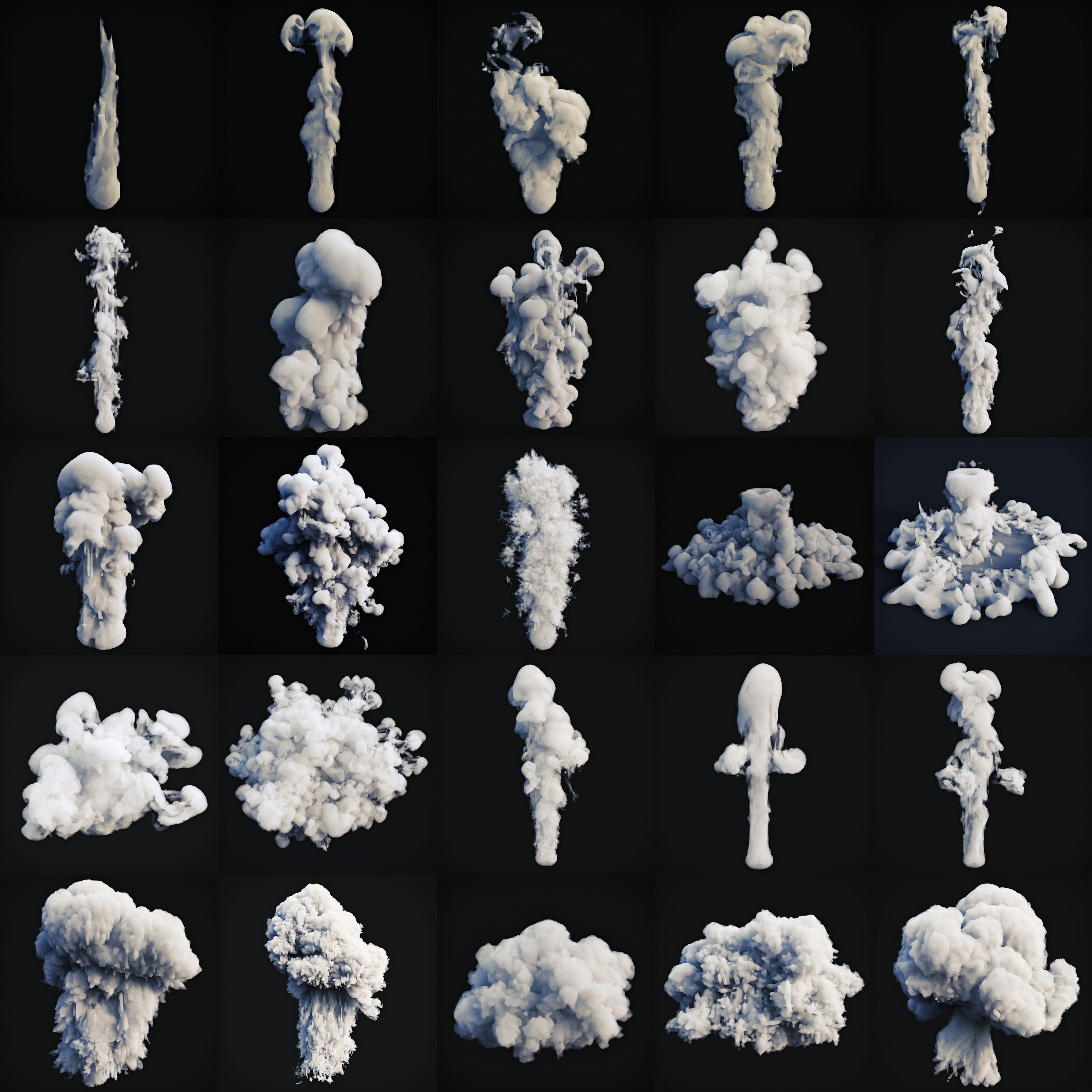 Smoke Pack 50 Models 3D Model Collection_8