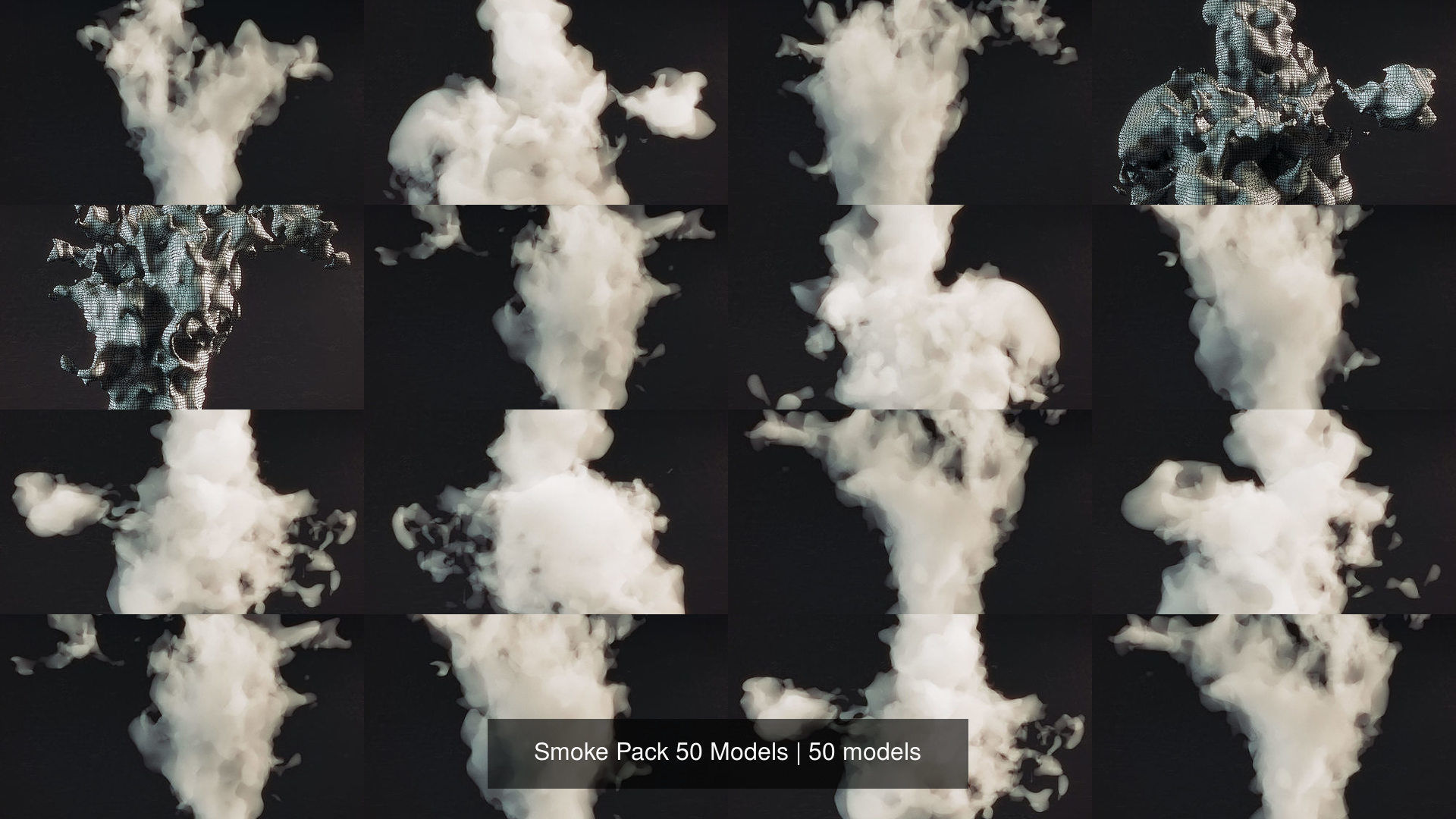 Smoke Pack 50 Models 3D Model Collection_6