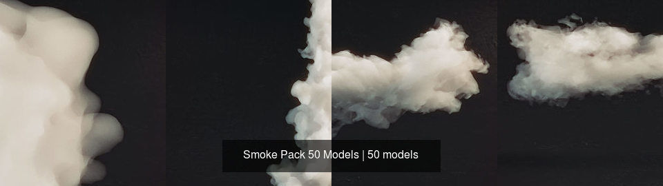 Smoke Pack 50 Models 3D Model Collection_4