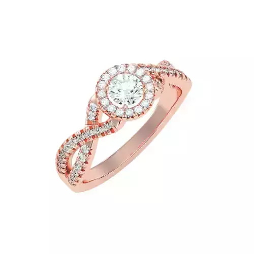 solitaire wedding engagement women ring 3dm render detail