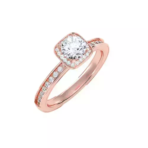 solitaire wedding engagement women ring 3dm render detail