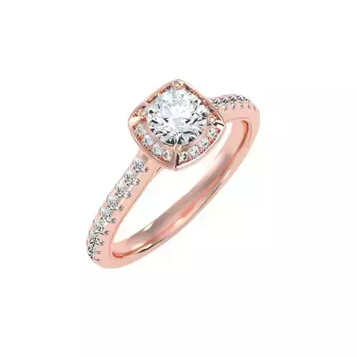 solitaire wedding engagement women ring 3dm render detail