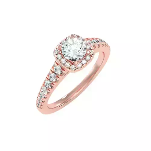 solitaire wedding engagement women ring 3dm render detail
