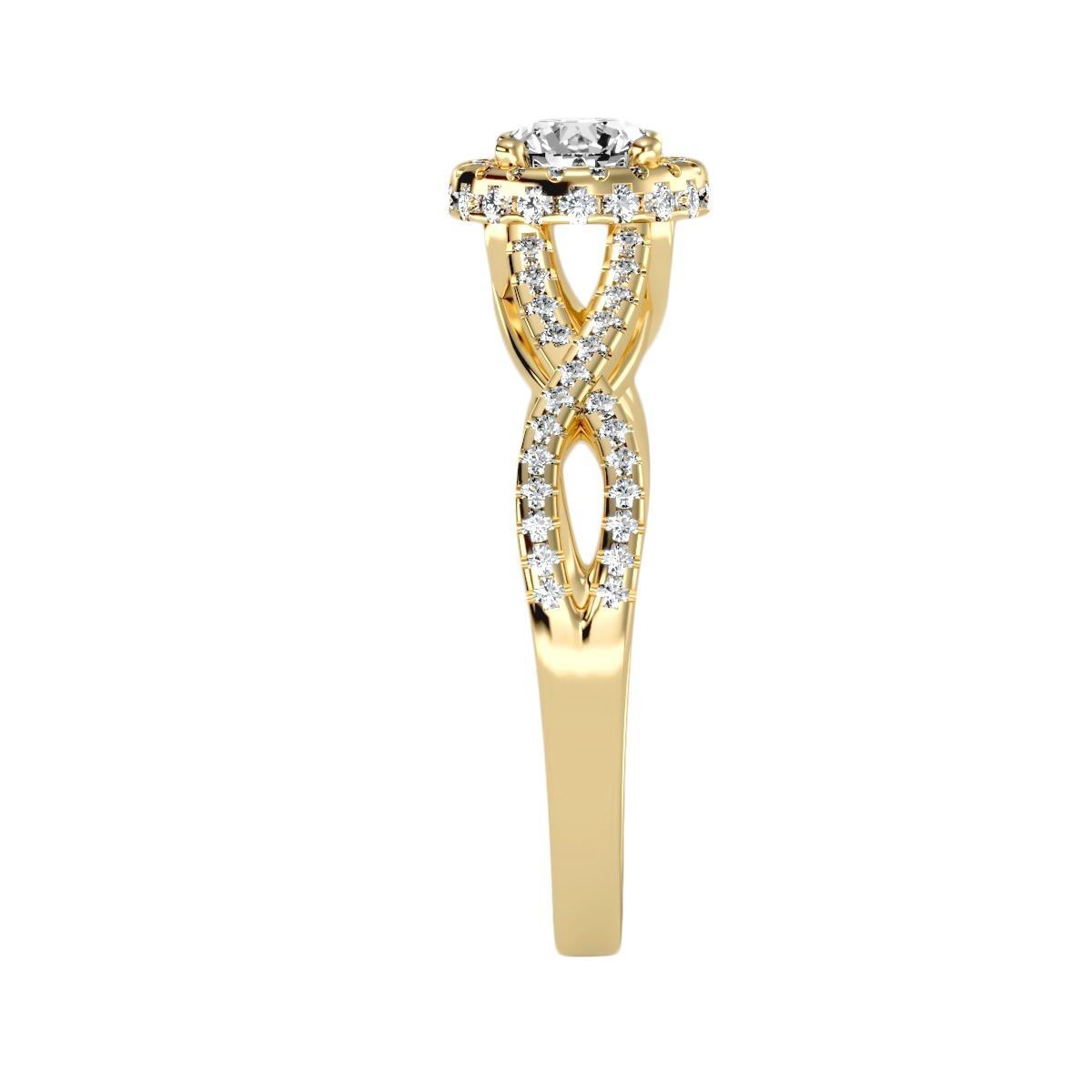 solitaire wedding engagement women ring 3dm render detail 3D print model_10